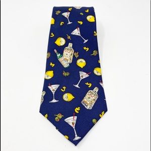 THE CLASSIC DRY MARTINI SILK TIE BY ALYNN NECKWEAR‎